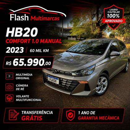 HYUNDAI HB20 1.0 12V FLEX COMFORT MANUAL HYUNDAI HB20 1.0 12V FLEX COMFORT MANUAL